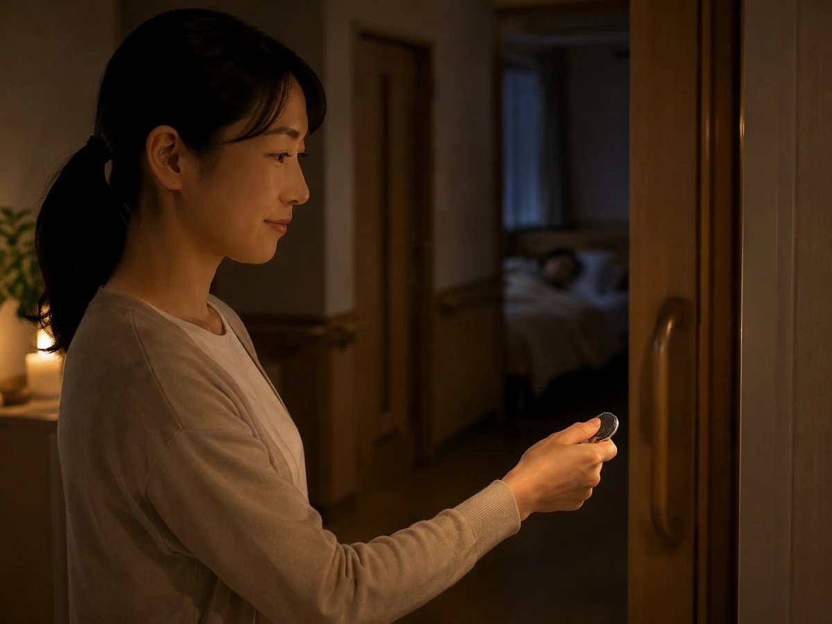 消音機能・夜間早朝の静かな施解錠